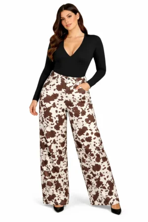 Jean Baggy Estampado (Marrón)